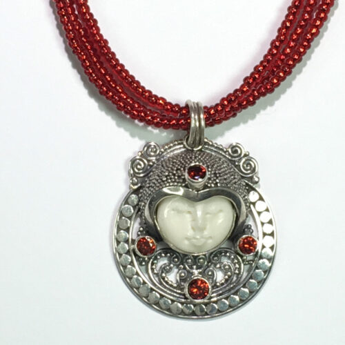 Red Quartz Stone Pendant