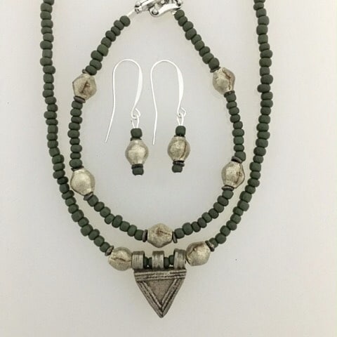 Green Talisman Jewellery Set