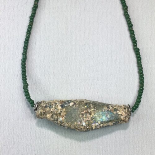 RG 85 Roman Glass Bead Pendant