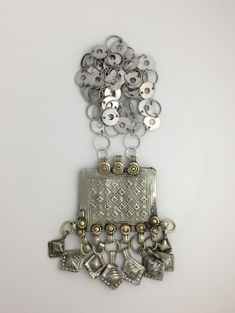 Bedouin Tassel Pendant (Square)