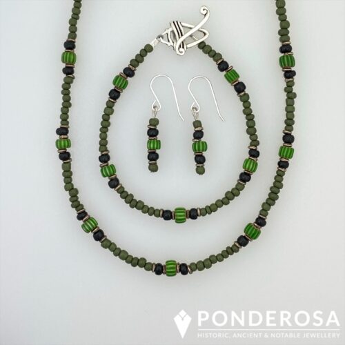 Green Melon Masai Set Green Melon Masai Jewellery Set