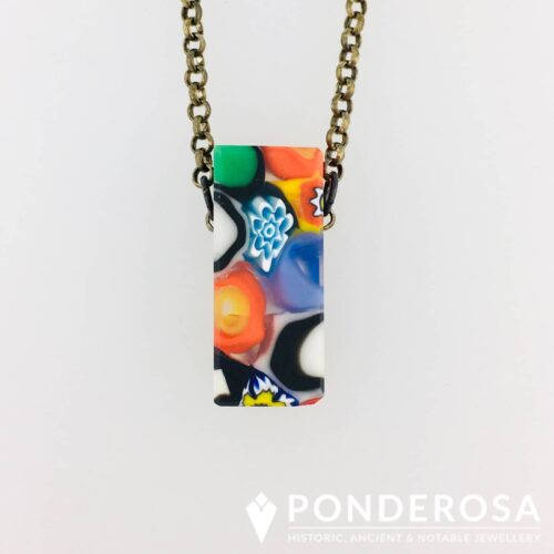 B7E3FA18-6284-4396-B804-AC960848F3A4 Millefiori Pendant