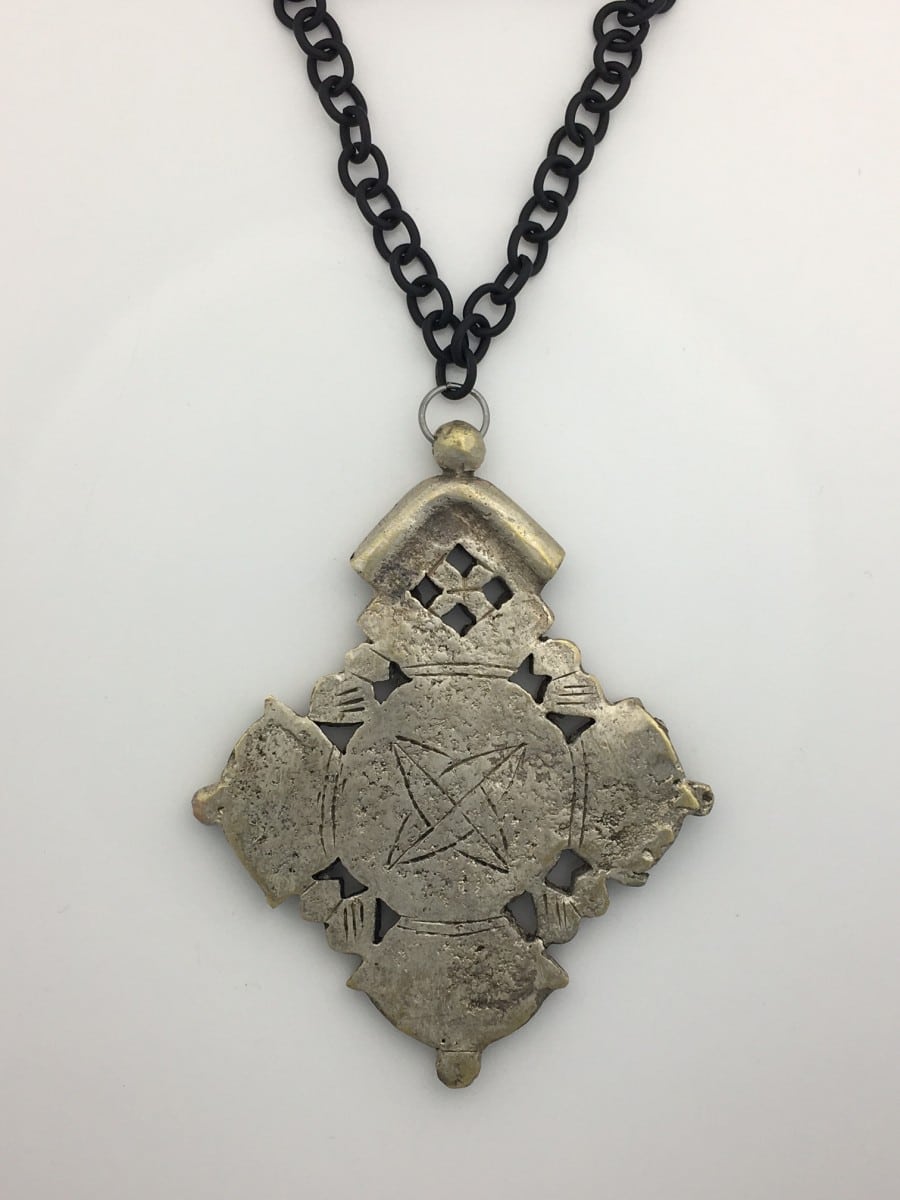 Ethiopian Cross - Painted - Image 3