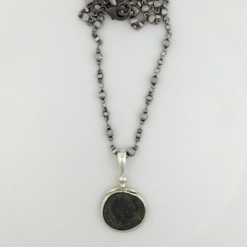 Coin far Roman Coin Necklace - Constantius II