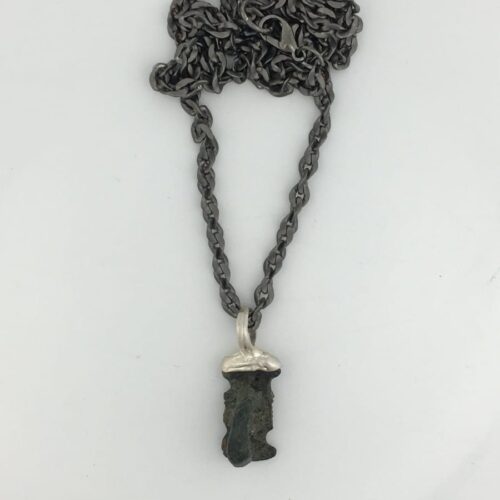 siver close Bronze Artifact - Handle