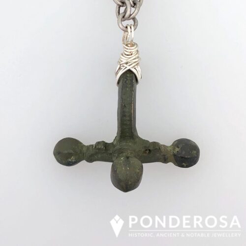 Art1 Fibulas Bronze Artifact - Large Pin