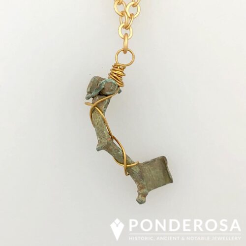 Bronze Artifact - Gold Plated Chain