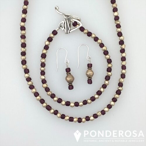 Purple Cameroon Jewellery Set