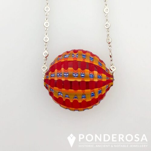 03116EB2-6C38-4F64-B310-952C49EE8399 Venetian Glass - Round Orange