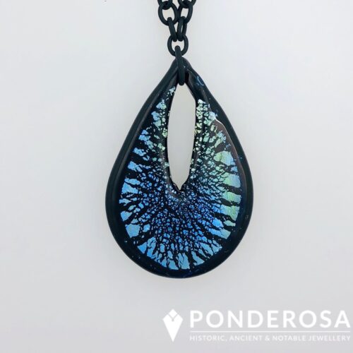 5C41E844-FF2F-40C9-B854-EAD7649CB4FF Venetian Glass - Blue Drop