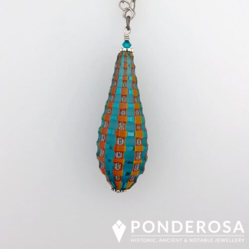 Venetian Glass - Teal Drop