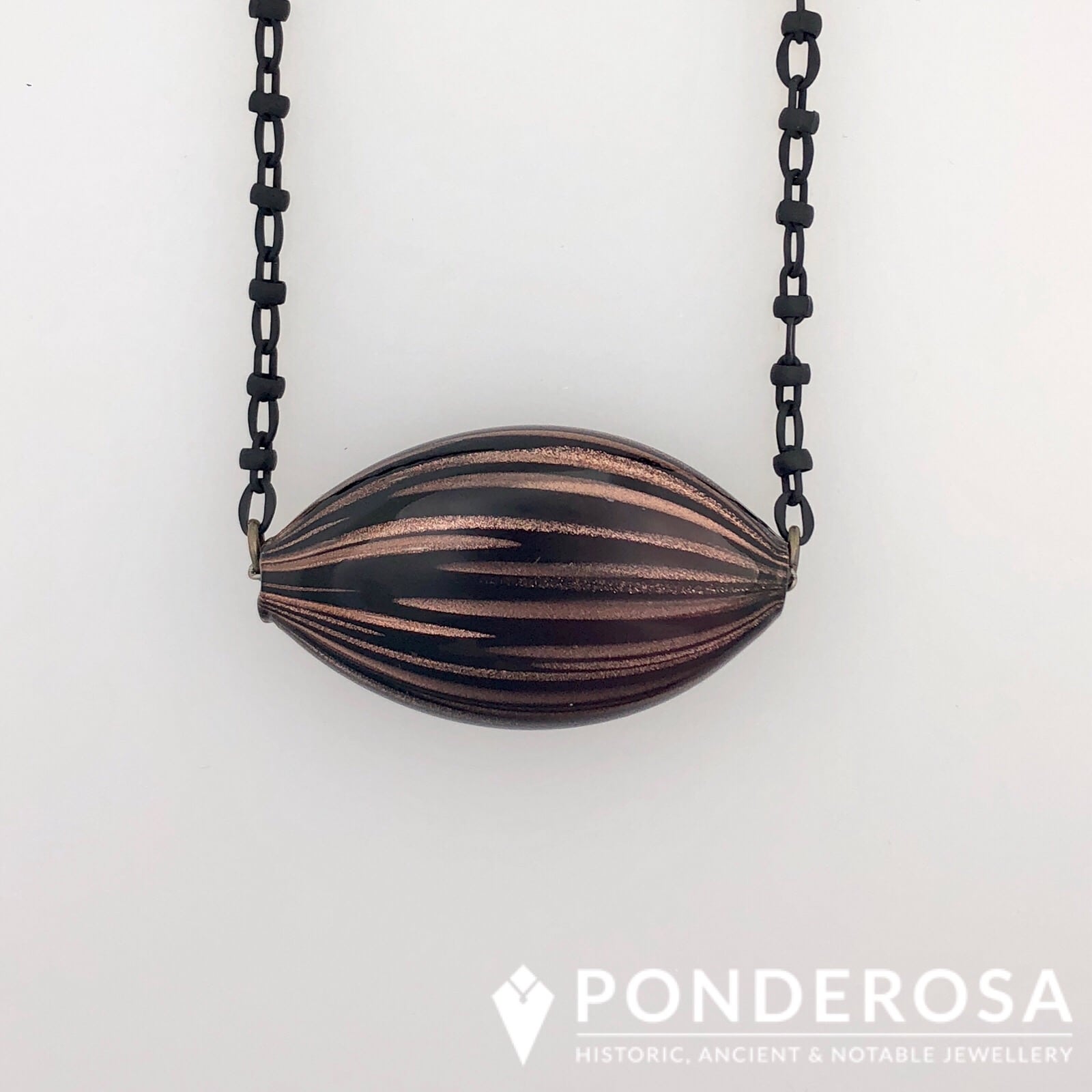 Venetian Glass - Black/Aventurine