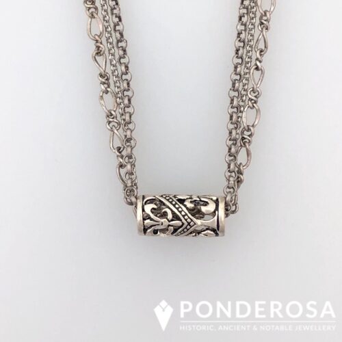 Sterling Silver Bead Necklace