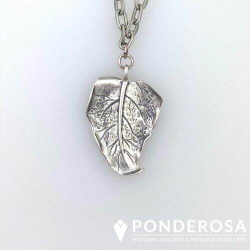 Silver Leaf Sterling Silver Leaf Pendant