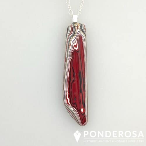 Fordite P1 Fordite Pendant - Del Rio