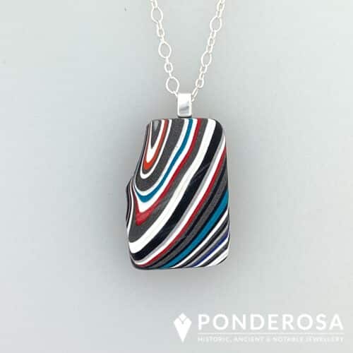 Fordite Pendant - Crown Vic