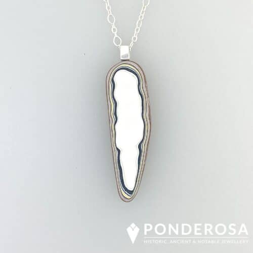 Fordite P5 Fordite Pendant - Ranch