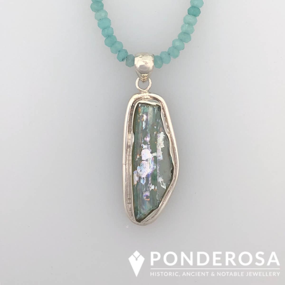 Roman Glass Necklace - Long Pattern