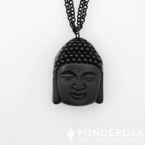 Black Stone Buddha