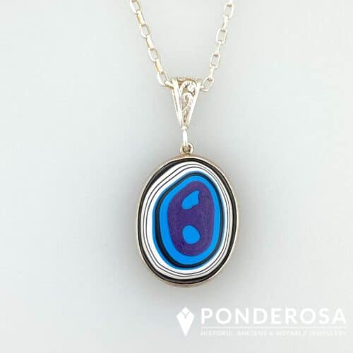 Fordite Pendant - Shelby Two