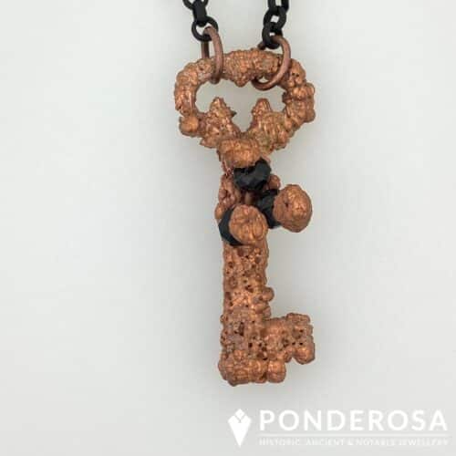 Vintage Skeleton Key - Copper/Black