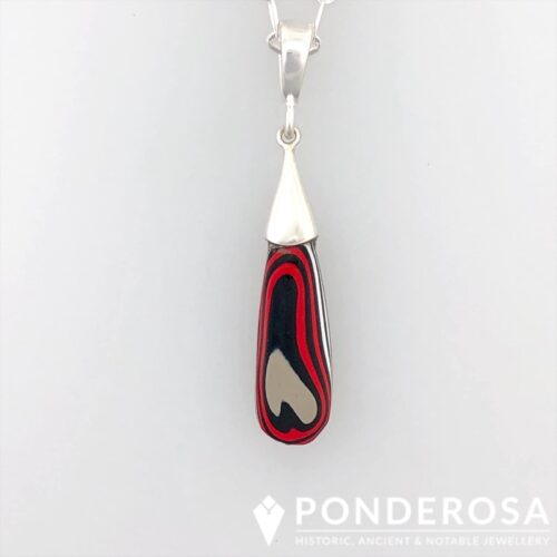 Fordite Pendant - Falcon