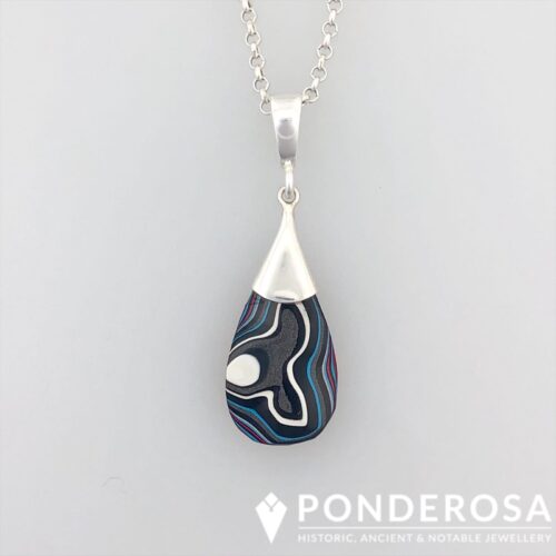 Fordite Pendant - Torino Two
