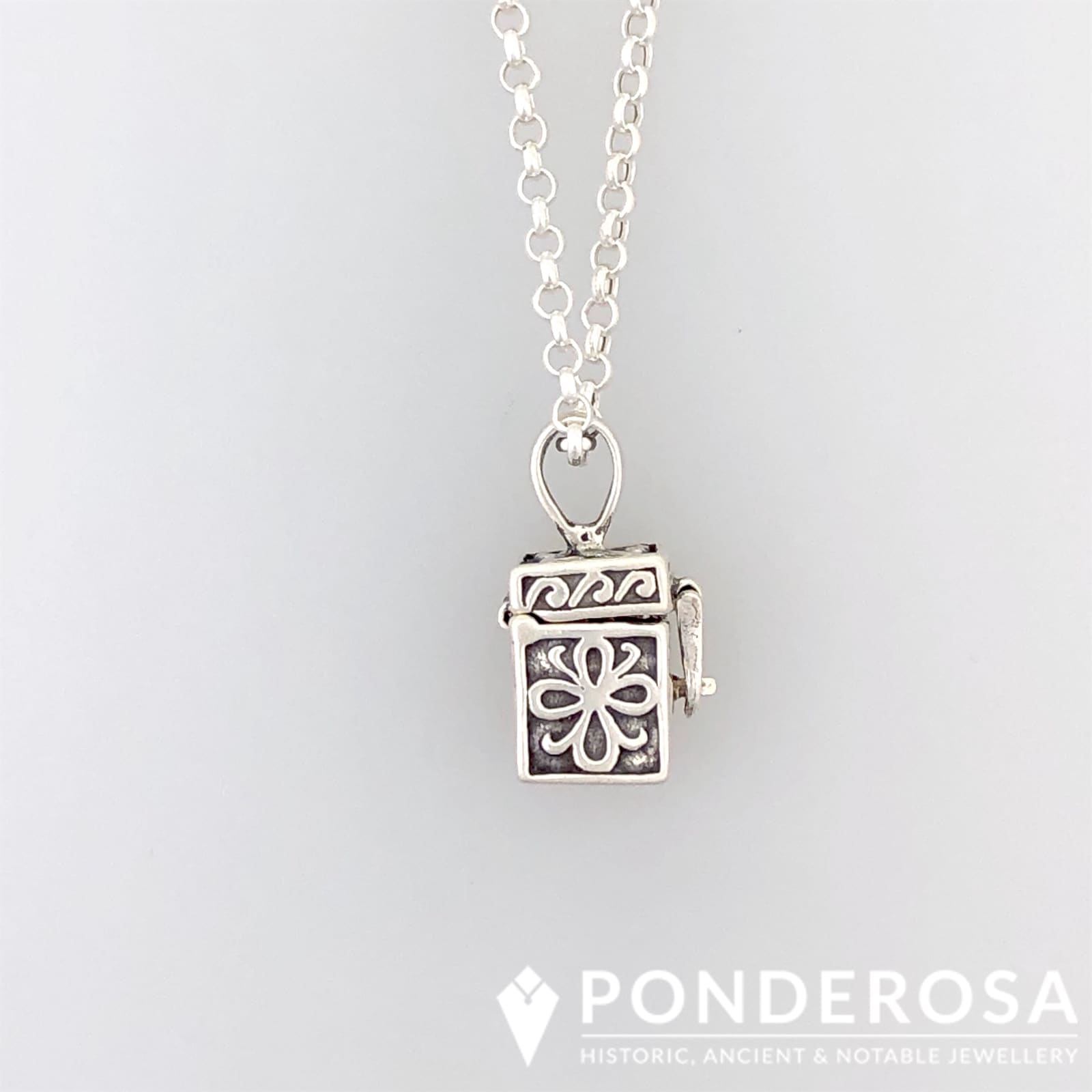 Silver Locket - Square