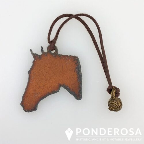 Rustic Metal Ornament - Horse Head