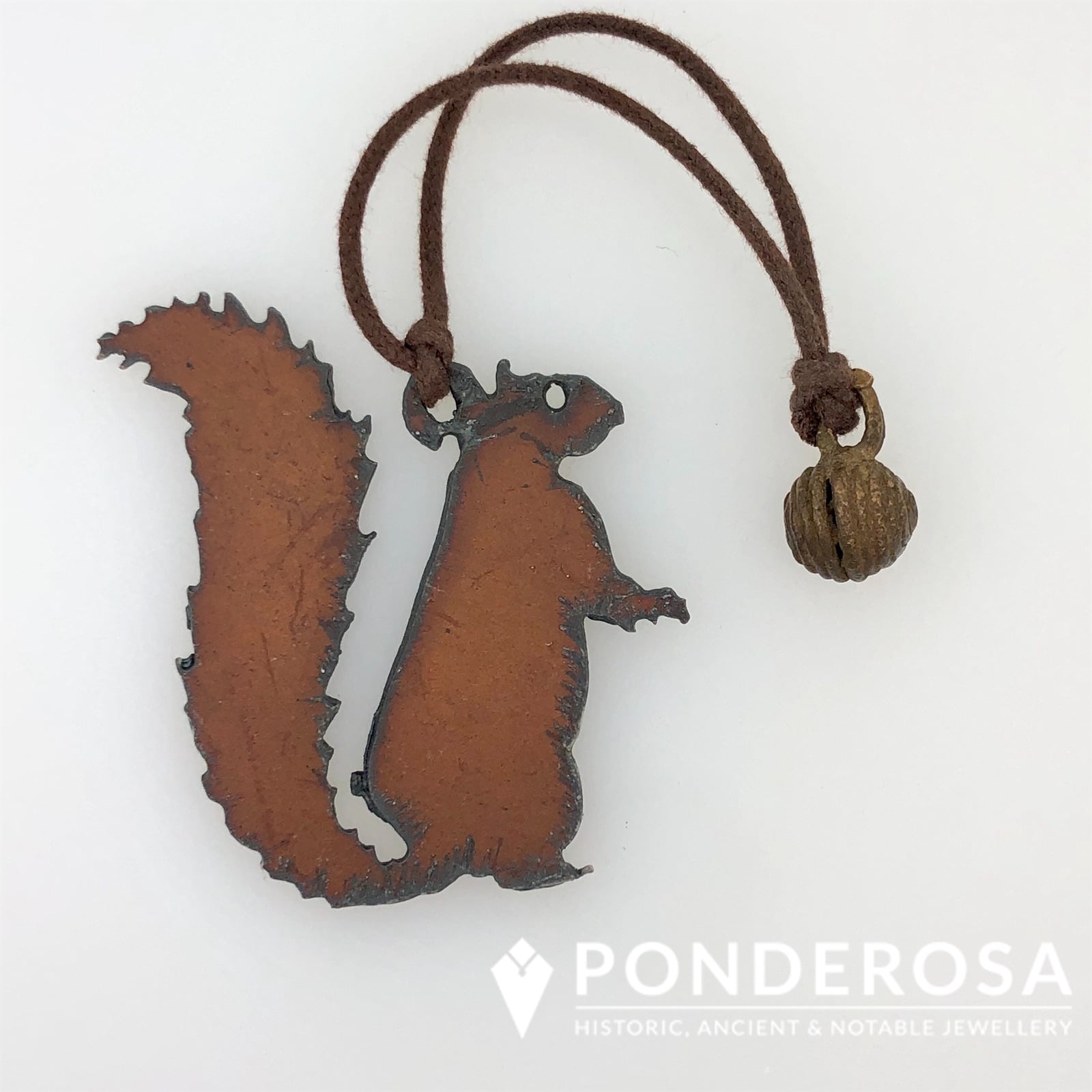 Rustic Metal Ornament - Squirrel