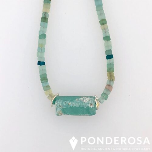 RG Focus Bead Roman Glass Bead Necklace