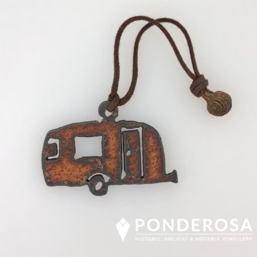 Trailer Rustic Metal Ornament - Trailer