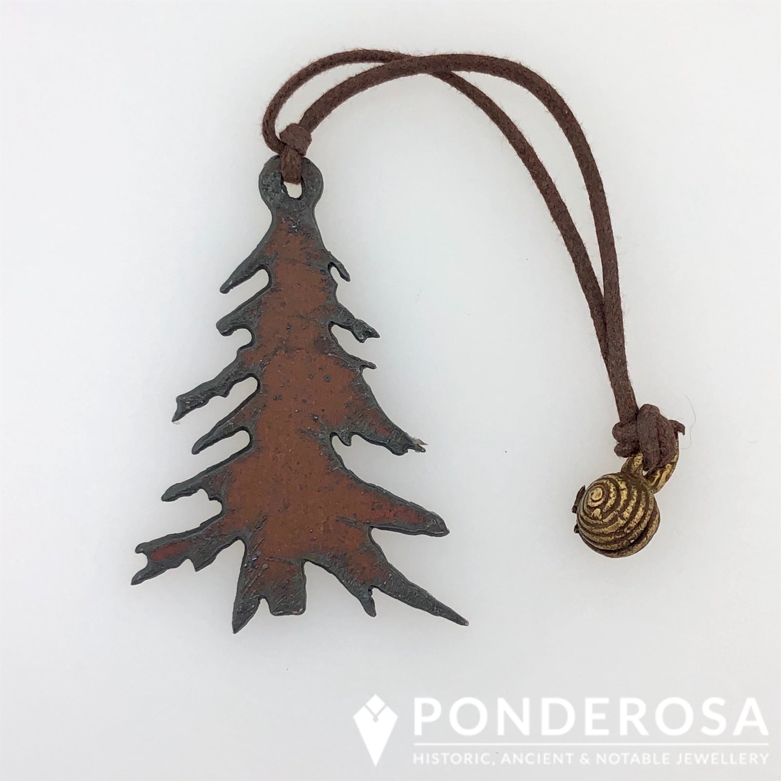 Rustic Metal Ornament - Pine Tree