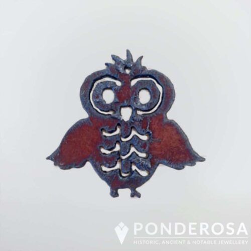 Rustic Metal Ornament - Owl