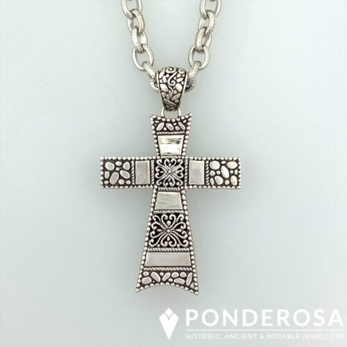 Silver Cross Decorative Sterling Silver Cross
