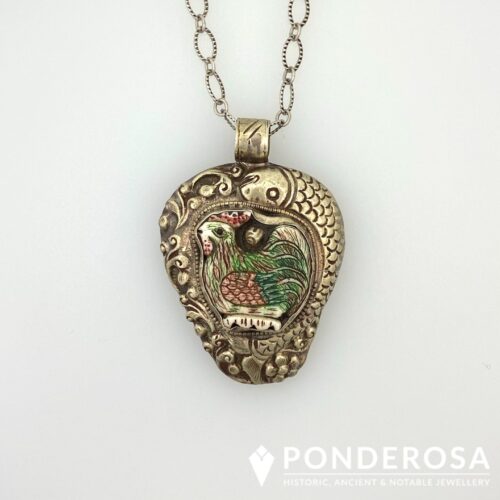 Carved Chicken Pendant