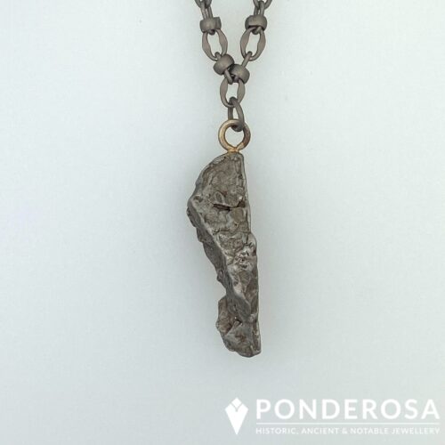 Meteorite Moon Meteorite Pendant - Moon