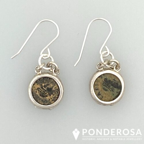 Bronze and Silver Earrings - Rome