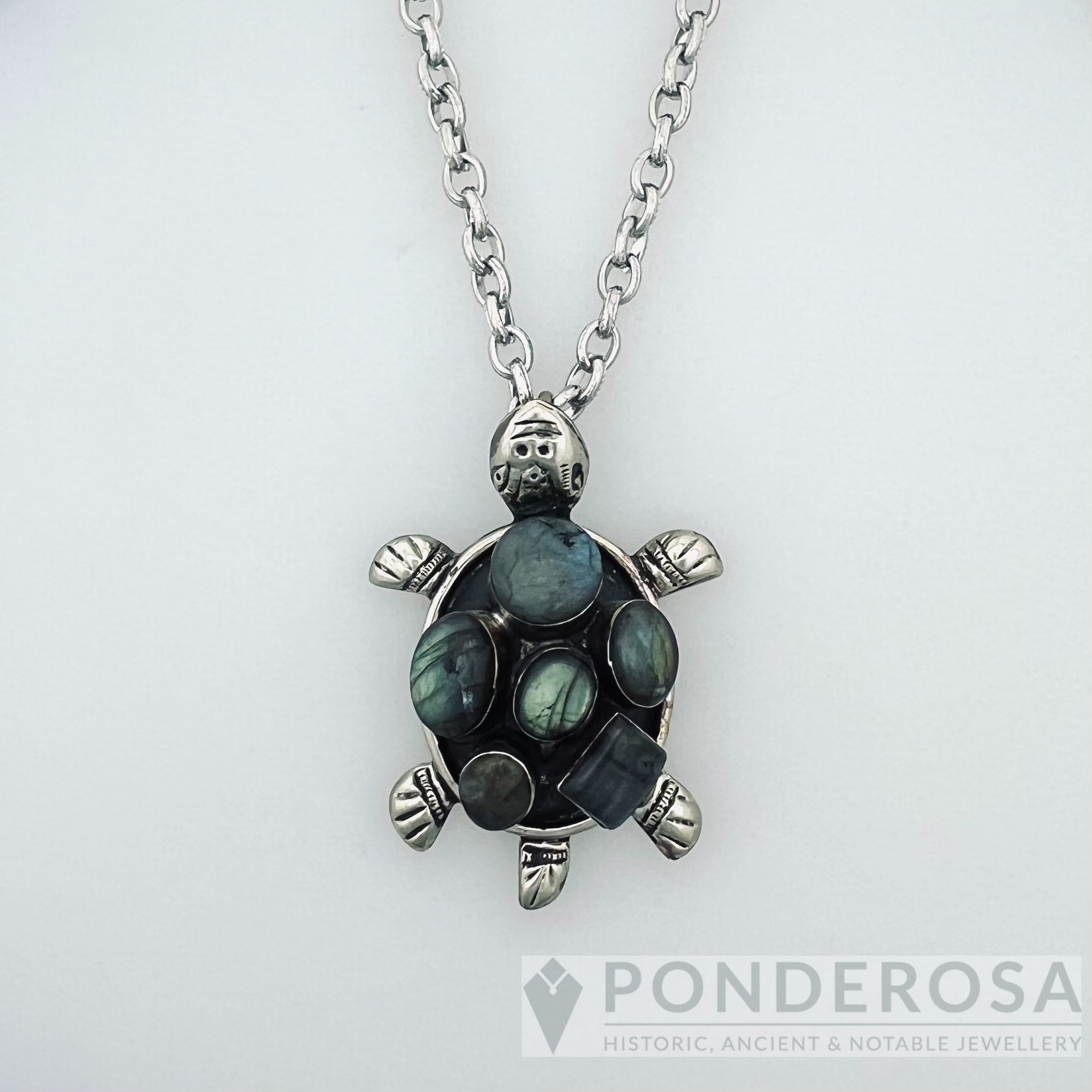 Labradorite Stone Turtle