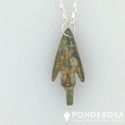 Bronze Arrowhead - Brown Patina