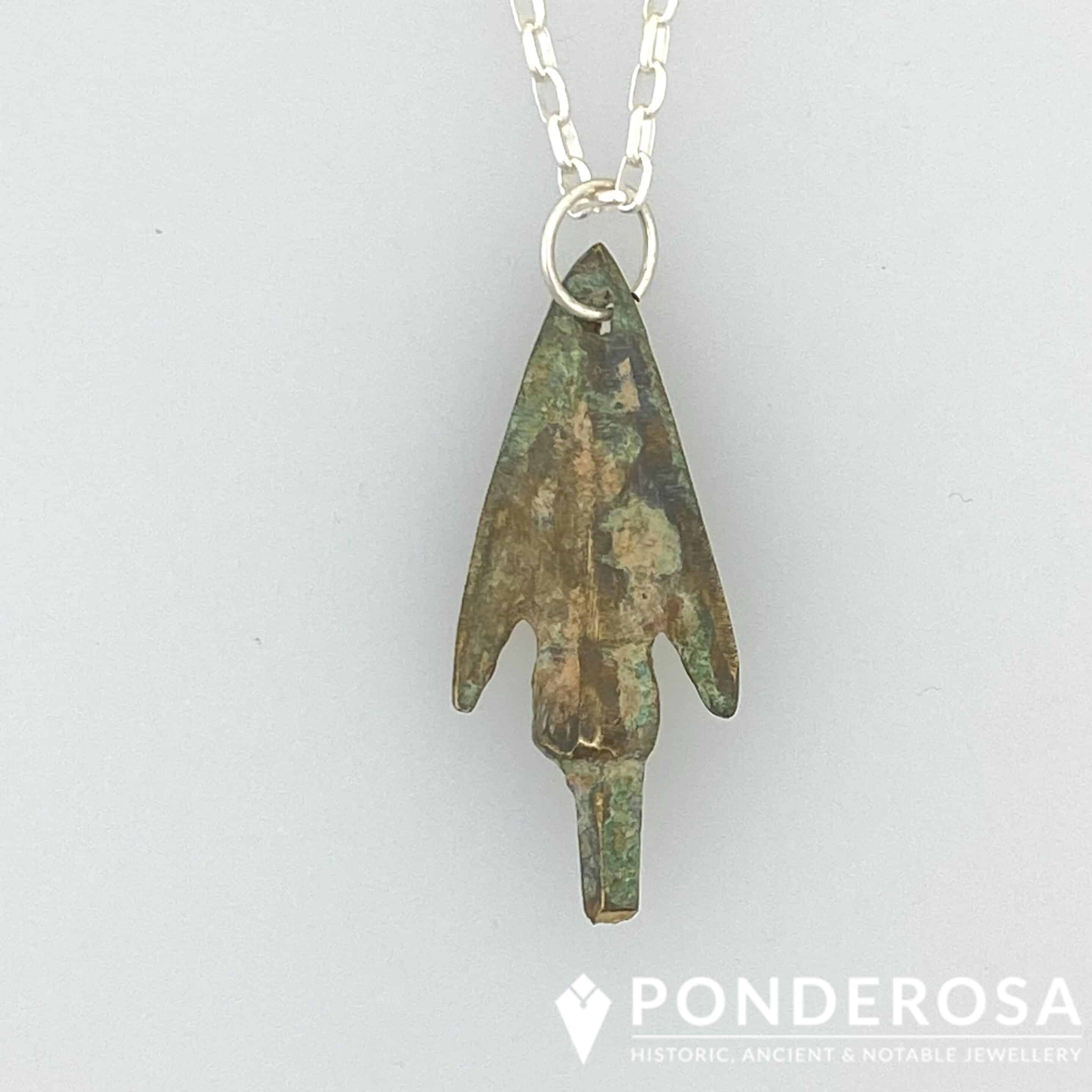 Bronze Arrowhead - Brown Patina
