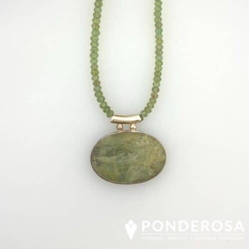 Moss Green Agate & Apatite Stones