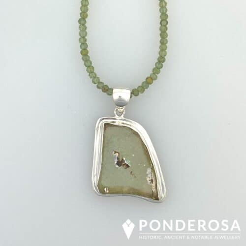 Green RG Roman Glass & Green Apatite Stones