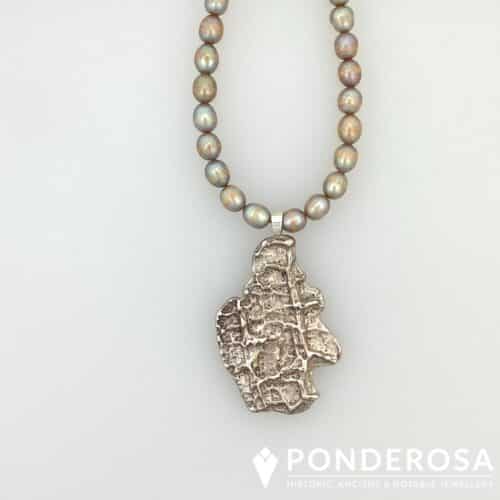 Pure Silver Freshwater Pearls and Pure Silver Pendant