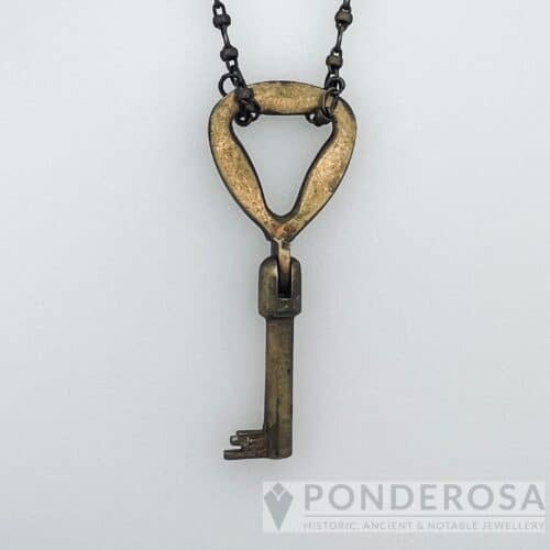 Vintage Armoire Key - Brass