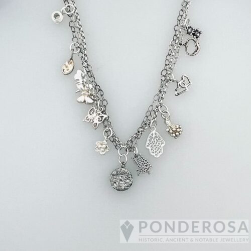 Silver Charms Sterling Silver Charm Necklace