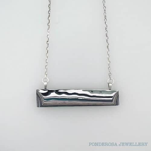 Long Fordite Pendant - Bronco