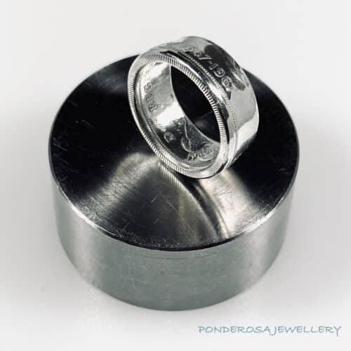 1967 Silver Coin Ring - Fifty Cent (1867 - 1967 Centennial)