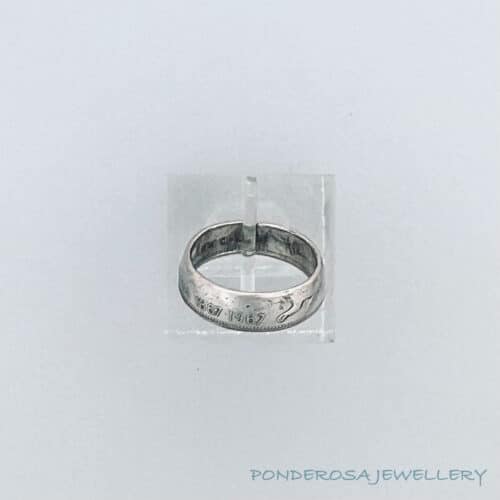 Silver Coin Ring - Quarter (1967 Centennial)