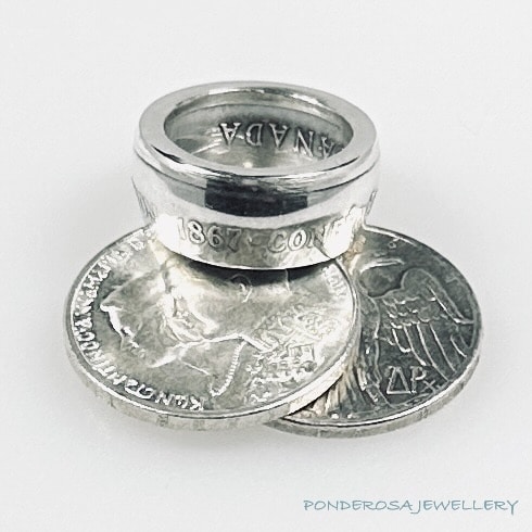 Silver Ring - 1967 Confederation Medallion